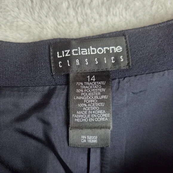 Liz Claiborne Classics Women's Purple Skirt, Size 14 - Picture 3 of 7